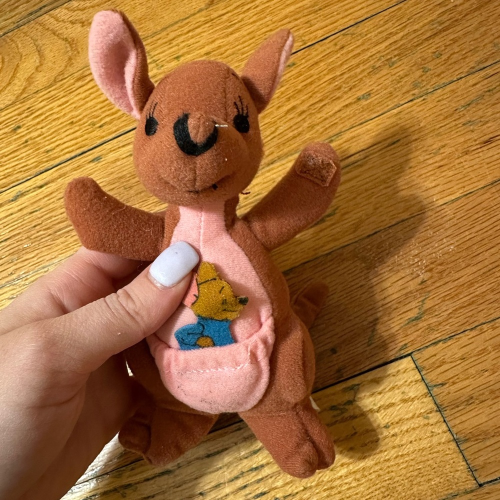 Mattel Disney Kanga and Roo Winnie the Pooh Plush Stuffed Animal Vintage 1997